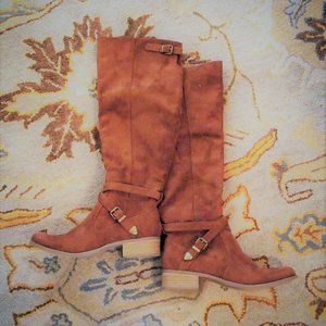 Russet Vegan Tall knee high boot 8.5